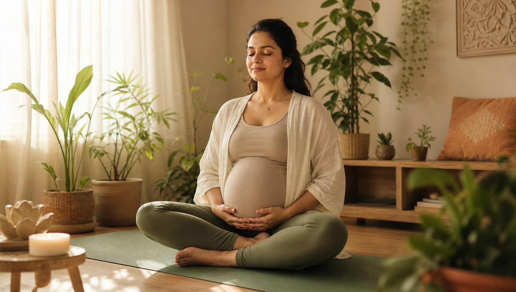 Peaceful prenatal meditation for Garbh Sanskar